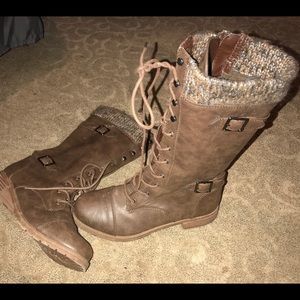 Below the knee boots